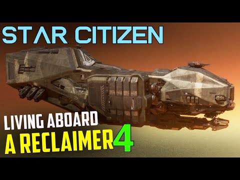 Life aboard a Reclaimer  - 4 - How we deal with Bugs -  Crew gameplay - Star Citizen 3.22 adventure