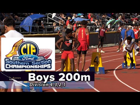 2022 TF - CIF-ss FINALS - 200 Meters (Boys, all 4 divisions)