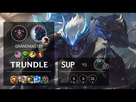 Trundle Support vs Pyke - NA Grandmaster Patch 11.12