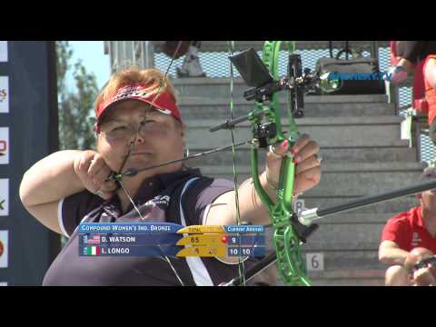 Diane Watson v Laura Longo – compound women bronze | Porec 2011 Archery World Cup stage 1