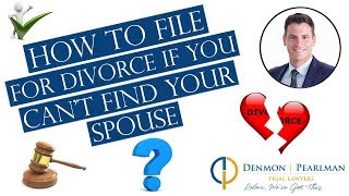 How to File for Divorce if You Can