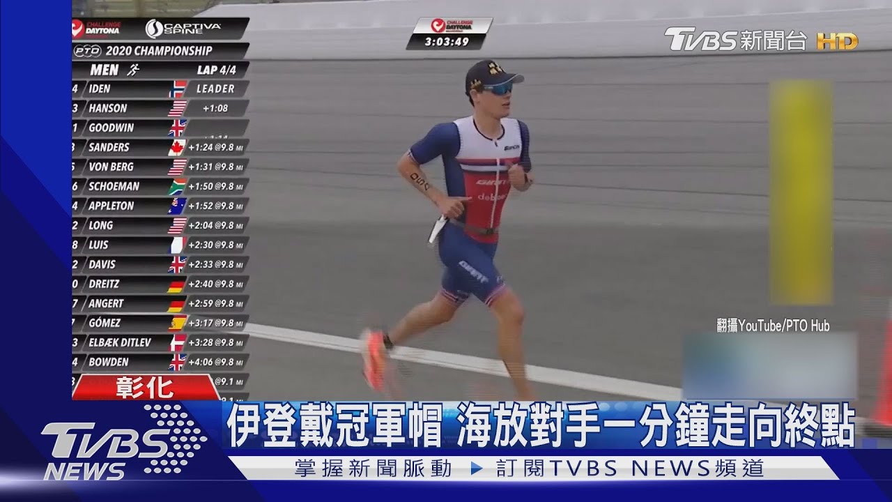 伊登戴冠軍帽 海放對手一分鐘走向終點