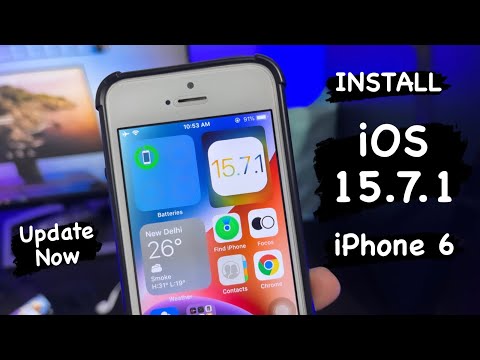 Install iOS 15.7.1 update on iPhone 6 - Update iPhone 6 on iOS 15.7.1