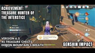 [Genshin Impact Achievement] Treasure Hunter Of The Interstice: 45 Chests Windrest Peak & Temple