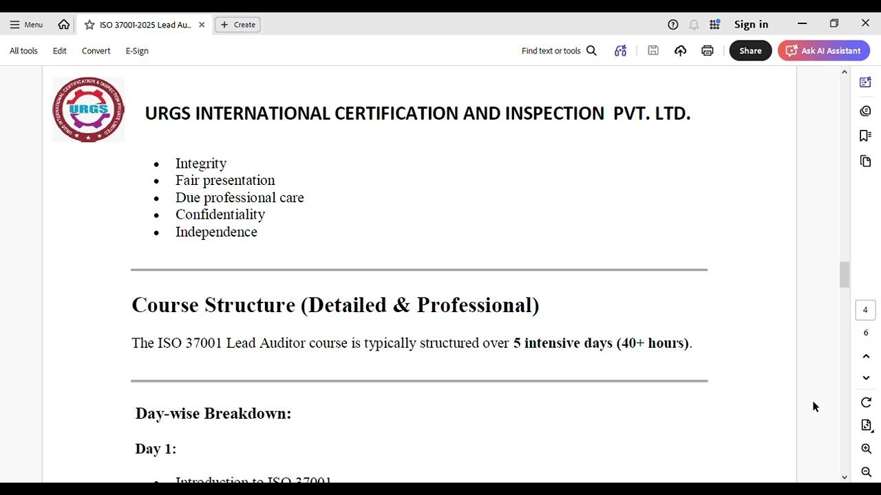 ISO 37001:2025 Lead Auditor Course | Boost Your Career Today!