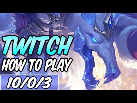 HOW TO PLAY TWITCH ADC | Best Build & Runes | Diamond Commentary | League of Legends | S9