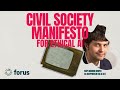 civil society manifesto for ethical ai launch mep brando benifei co rapporteur of the eu ai act