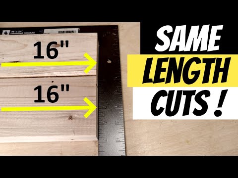 How To Cut Lumber The Same Length ~ Every Time