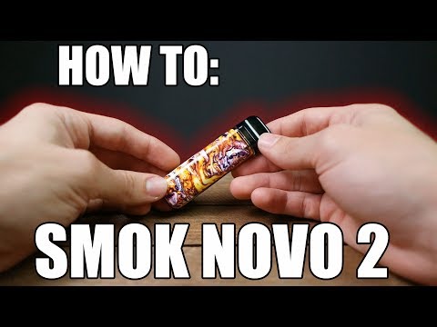 Part of a video titled How To: Prime and Fill The SMOK Novo 2 Pod Vape | Vaporleaf
