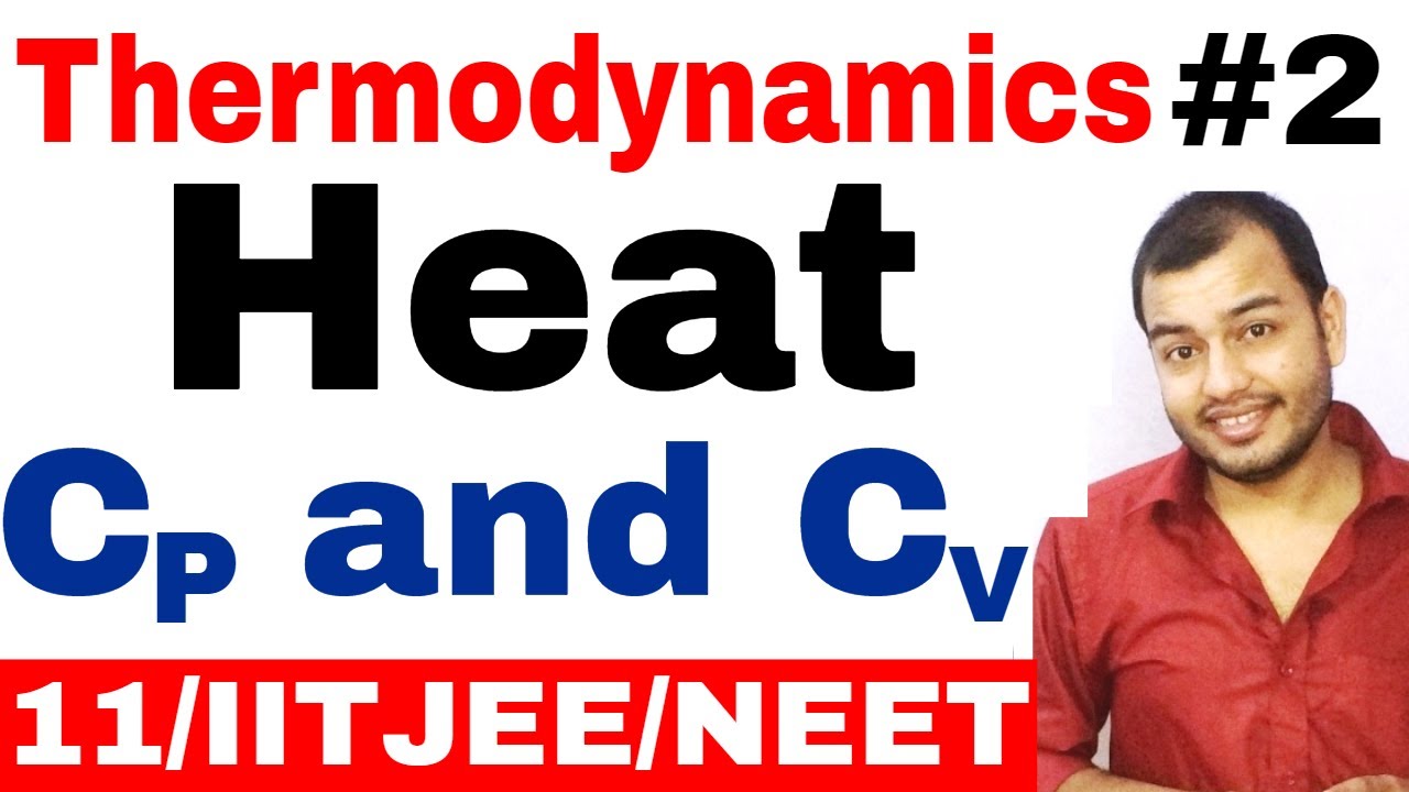 Class 11 Chapter 6 | Thermodynamics 02 | Heat | Concept of  Cp and Cv Of Gas | IIT JEE /NEET |