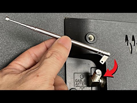 Schließen Sie eine Radioantenne an Ihren Fernseher an und empfangen Sie Sender aus aller Welt!