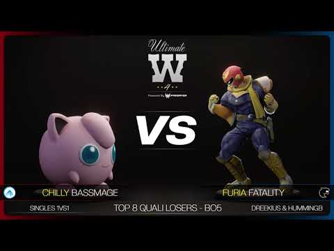 UW4 Single Loosers TOP 8 Qualifier - Chilly | BassMage (Jigglypuff) Vs. Fatality (Captain Falcon)