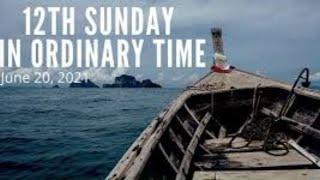 20 June, 12th SUN, Jesus Calms Sea,  PowerPoint Homily, Live Mass at 8.AM (IST) at Kolkata Salesians