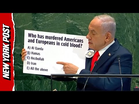 Netanyahu Defends Gaza War at UN: 'We're Wiping Out the Terror Regime of Hamas'