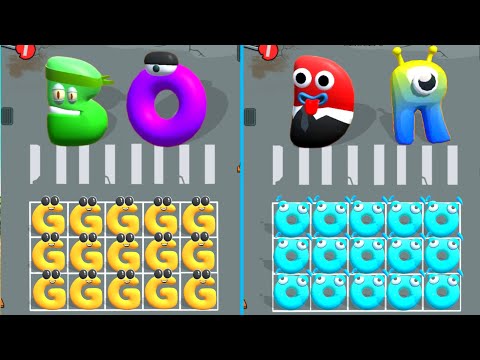 Max Level in Merge Alphabet ABC Letter vs Merge Alphabet Monster Fusion (Alphabet Lore) New Update