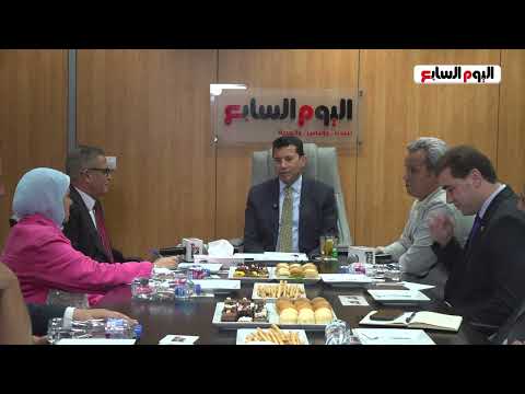 وزير الرياضة يهنئ الكاتب الصحفى عبد الفتاح عبد المنعم برئاسة تحرير اليوم السابع