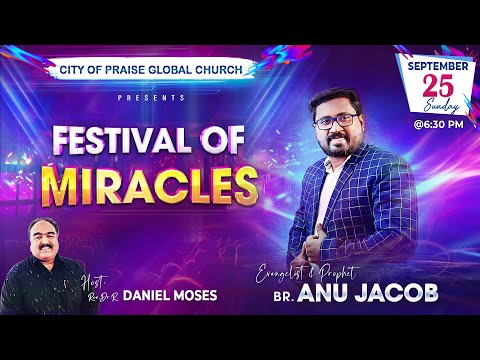 🔴LIVE - FESTIVAL OF MIRACLES | EVENING SERVICE | 25 - 09 - 2022 |
