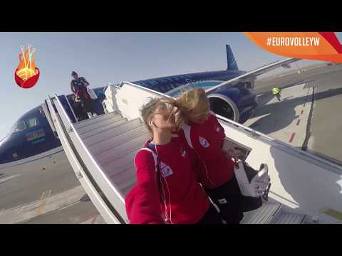 Arriving in Baku with Malesevic (Part 2) | EUROVOLLEY AZERBAIJAN AND GEORGIA 2017