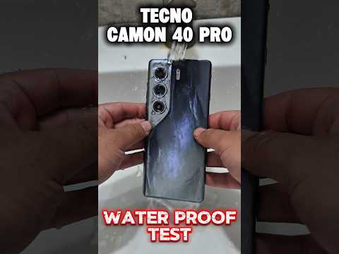 Tecno camon 40 pro water proof test Tecno camon 40 test camon 40 water proofing Tecno camon 40 5g