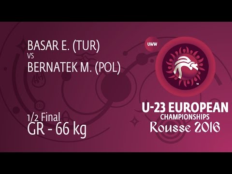 1/2 GR - 66 kg: M. BERNATEK (POL) df. E. BASAR (TUR), 7-0