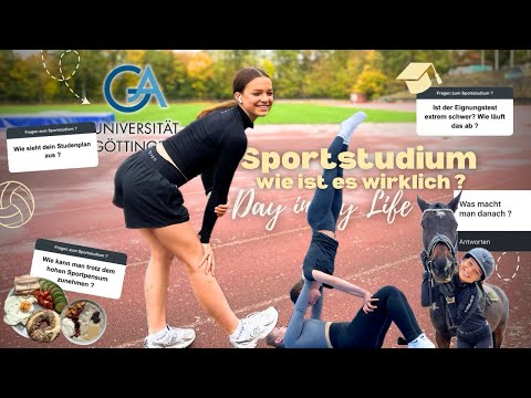 A day studying sports 🤸‍♀️👩‍🏫 | Aptitude test, university life, nutrition & your questions 💭