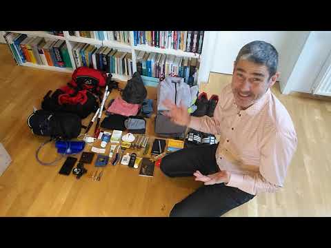 Rucksack packen für's Pilgern auf dem Jakobsweg