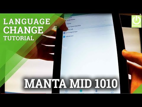 How to Change Language MANTA MID1010 3G - Language Settings