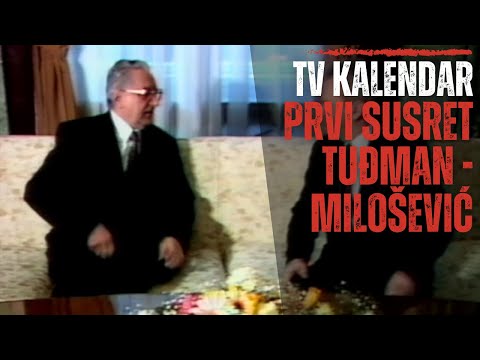 TV kalendar: Prvi susret Tuđman - Milošević