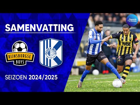 Samenvatting Rijnsburgse Boys - Quick Boys | Tweede Divisie