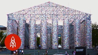 In Kassel, Germany, at the very site where Nazis once burned over 2,000 books by Jewish and Marxist