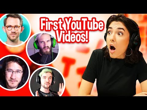 Reacting To YouTubers First Videos!