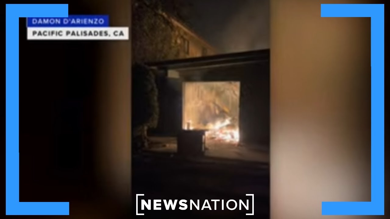 California man spends 15 hours saving girlfriend's Pacific Palisades home | NewsNation Live