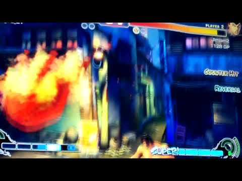 Street Fighter 4 online match vs Rufus player