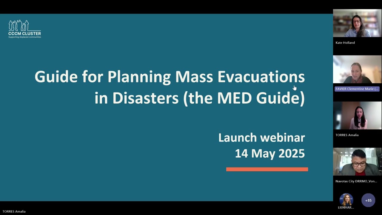 Planning for Mass Evacuations in Disasters   Launching the new MED Guide 20250514 075957 Meeting Rec