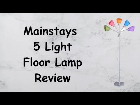 Mainstays 5 Light Floor Lamp Review