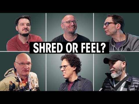 SHRED or FEEL | We asked Paul Gilbert, Tom Quayle, Martin Miller, Kfir and many more...