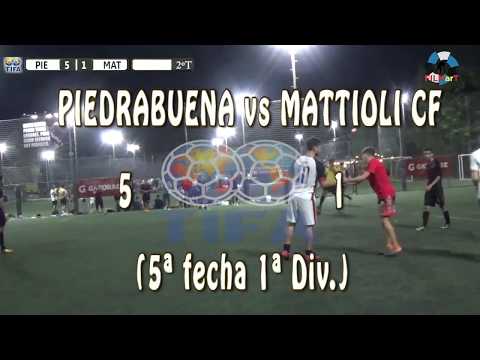 5 PIEDRABUENA vs MATTIOLI CF 1 (5ª fecha 1ª Div.) -- 31/03/2019