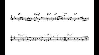 Miles Davis ¨Four¨ - Trumpet Solo (Transcription C)