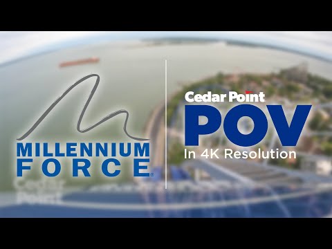 Video: Millennium Force - Official POV in 4K — Cedar Point in Sandusky, Ohio