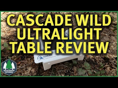 Cascade Wild  Ultralight Backpacking Table