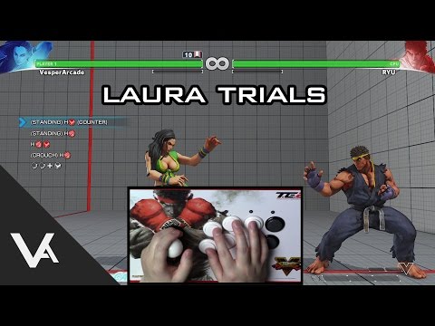 Street Fighter V / 5 Trial Mode - Laura