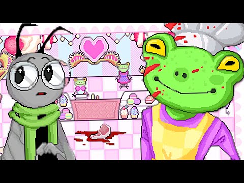 Horror Game Where A Fly Visits A normal Cute Frog Cafe To Get Sweets - Cafe Venus Flytrap