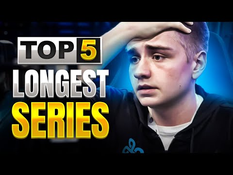 TOP 5 LONGEST SERIES IN DOTA 2 HISTORY
