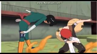 Gaara vs Rock Lee  Full Fight (English Dub) 1\5