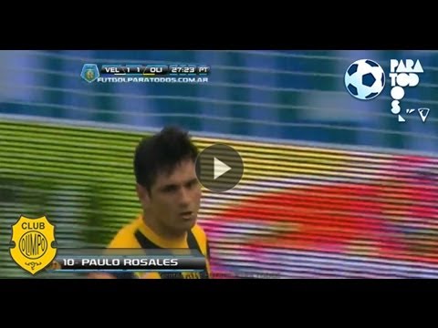 Gol Rosales. Vélez 1 - Olimpo 1. Fecha 11. Torneo Inicial 2013. Fútbol Para Todos.