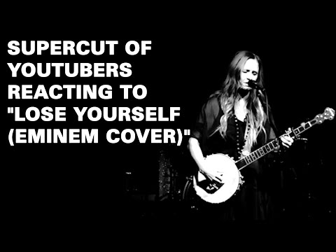 Supercut of Youtubers reacting to Kasey Chambers - Lose Yourself (Eminem Cover) Live
