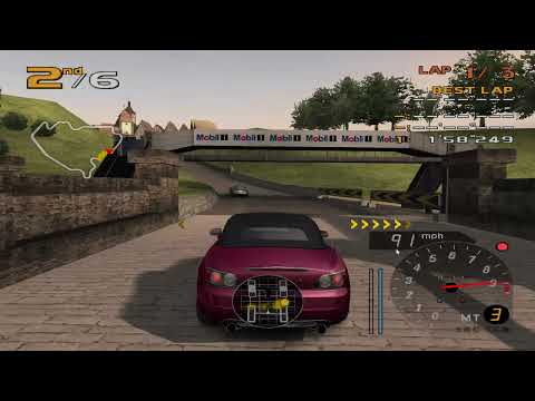Enthusia Professional Racing - Changing your car + 3 laps of Burgenschlucht