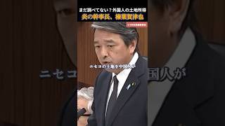 【国民民主党】日本の土地が外国人に買われている現状を把握しろ！榛葉幹事長 #国民民主党 #玉木雄一郎