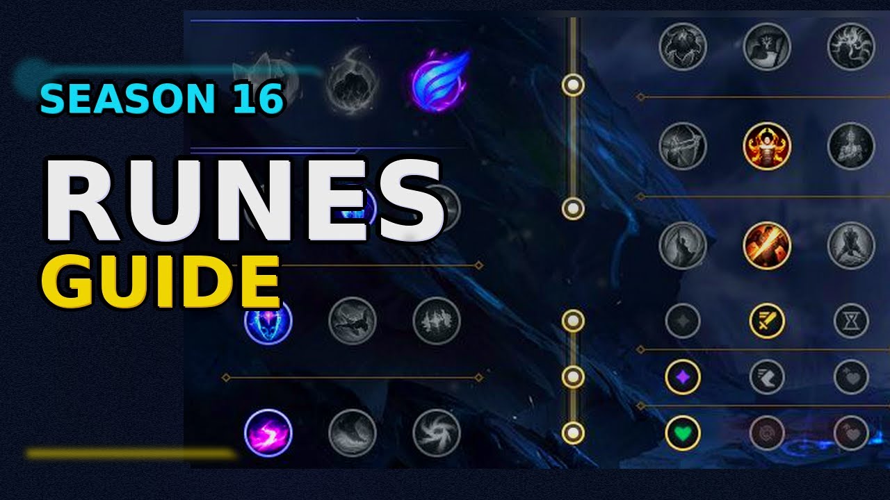 SEASON 16 RUNES GUIDE WITH TIER LIST - League of Legends