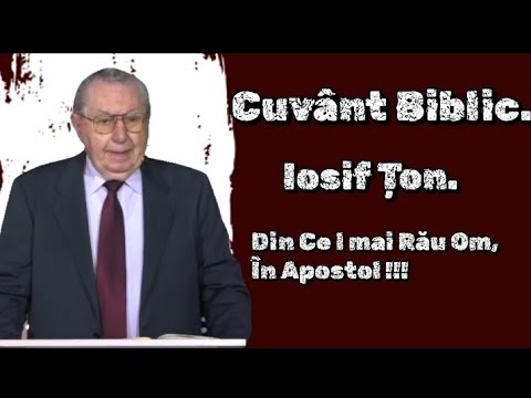 Iosif Șon | From the Worst Man, to the Apostle!!